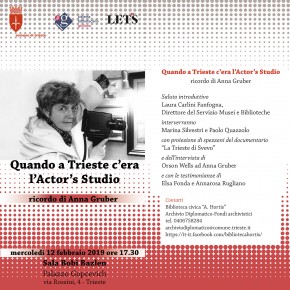 Quando a Trieste c'era l'Actor's Studio Quando a Trieste c'era l'Actor's Studio